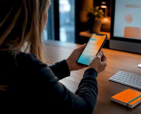 Recruiterin bewertet mobile Facebook-Kampagne